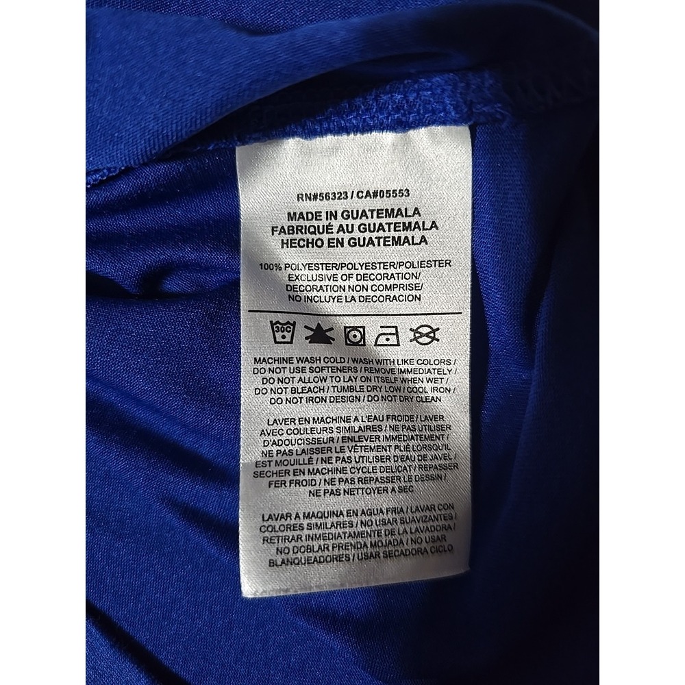 Nike Dri Fit Chicago Cubs Shirt Mens Large Blue MLB Baseball Long Sleeve 2017 - Picture 9 of 10